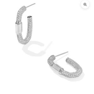 Elegant Silver Hoop Earrings